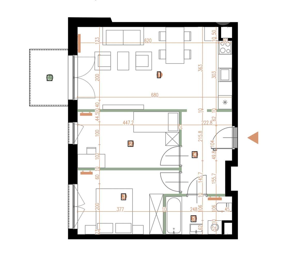 Promocja | 3 pokoje | 59 m² | stan deweloperski | ul. Portowa