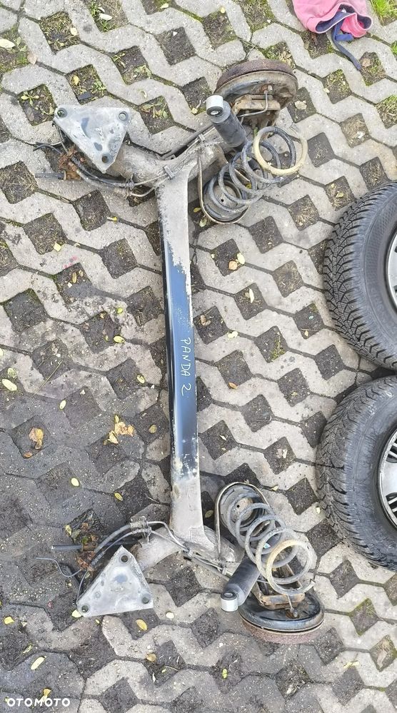 koła felgi opony fiat panda II 2 155/80/R13 zima belka tył - 2