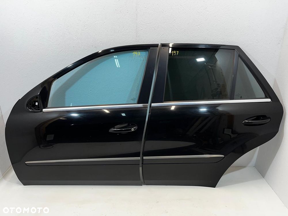 MERCEDES ML W164 LIFT DRZWI LEWE PRZÓD 197 KOMPLETNE STAN BDB - 1