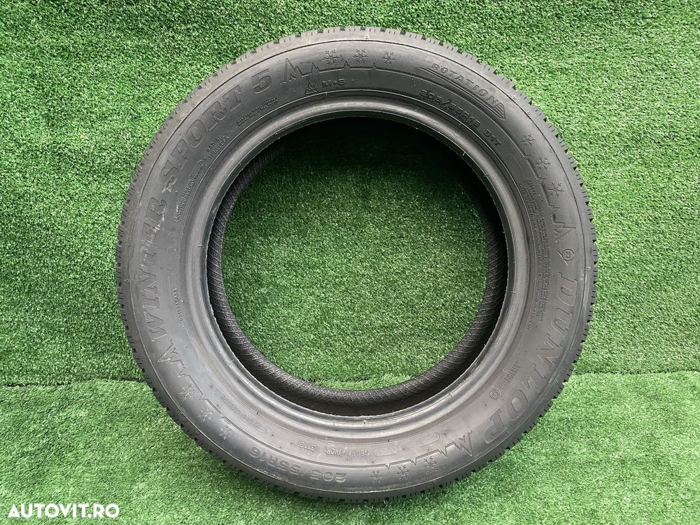 Set 4 anvelope Iarna 205 55 16 91T Dunlop Winter Sport 5 Dot 3119 - 2