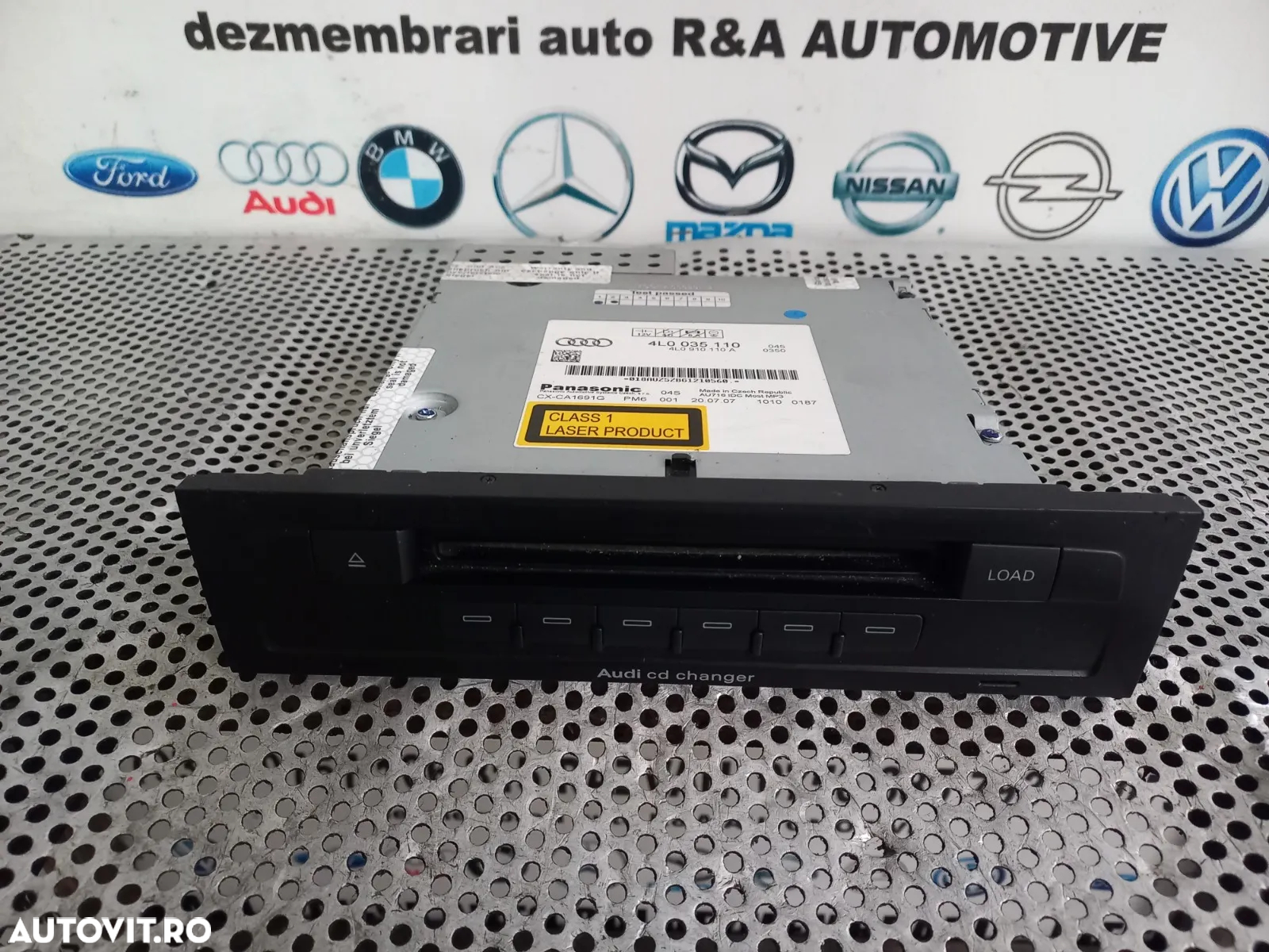 Magazie Cd Audi Q7 4L An 2006-2007-2008-2009-2010-2011-2012-2013-2014-2015 Cod 4L - Dezmembrari Ara - 6