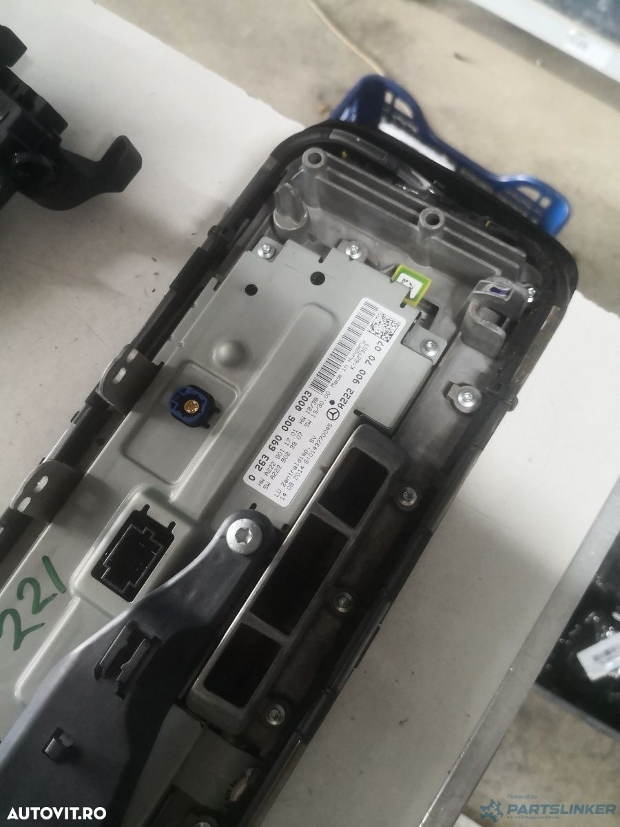 Display bord MERCEDES-BENZ S-CLASS (W222, V222, X222) [ 2013 - > ] S 350 BlueTEC / d (OM 642.861) 190KW|258HP A2229007810 OEM A229007007 - 6