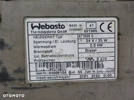 MERCEDES ATEGO WEBASTO - 2