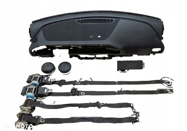komplet poduszki deska pas pasy mercedes gle w167 - 1