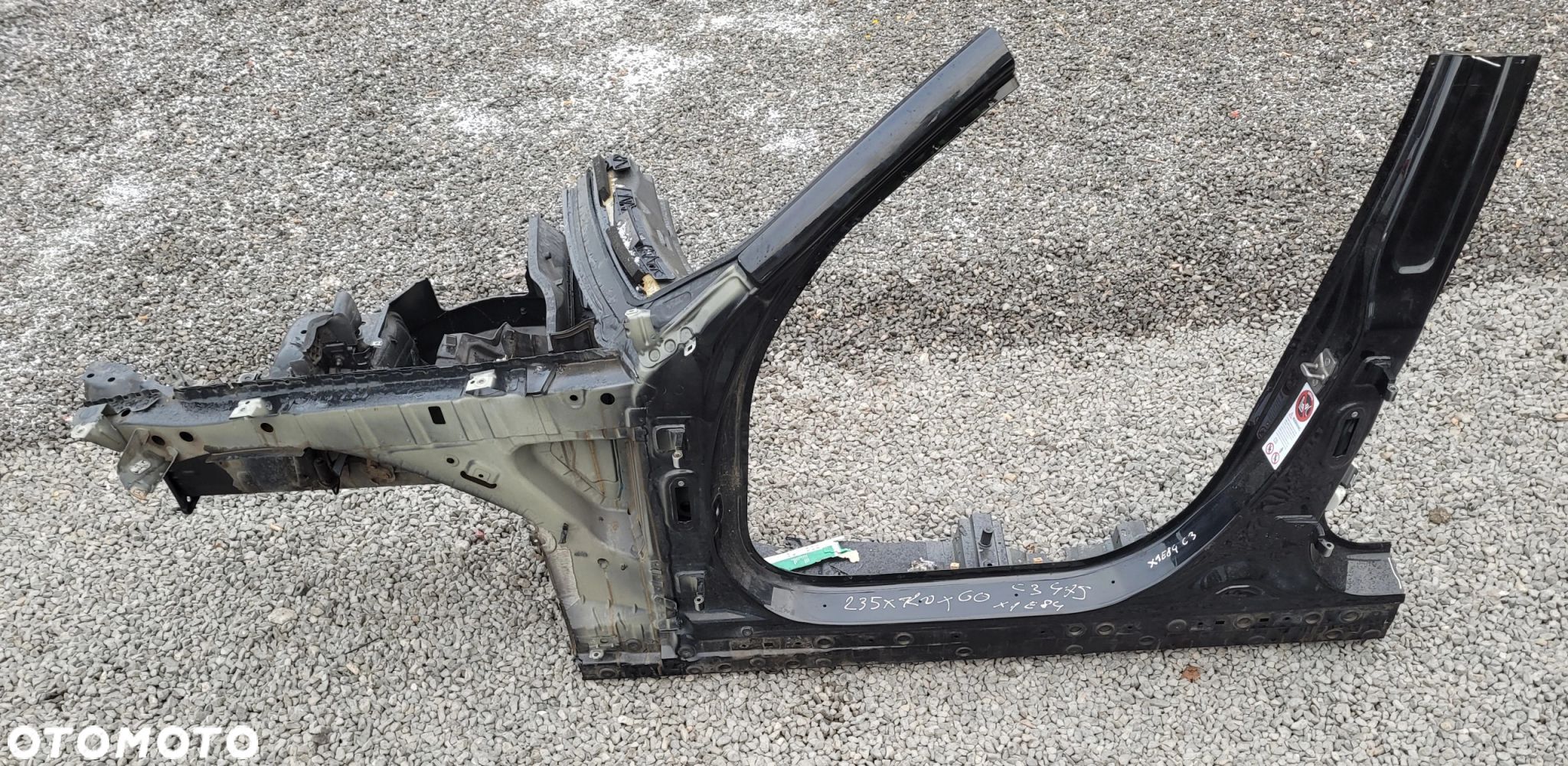 ĆWIARTKA PODŁUŻNICA PRÓG SŁUPEK KIELICH FARTUCH BMW X1 E84 475 BLACK SAPPHIRE - 1
