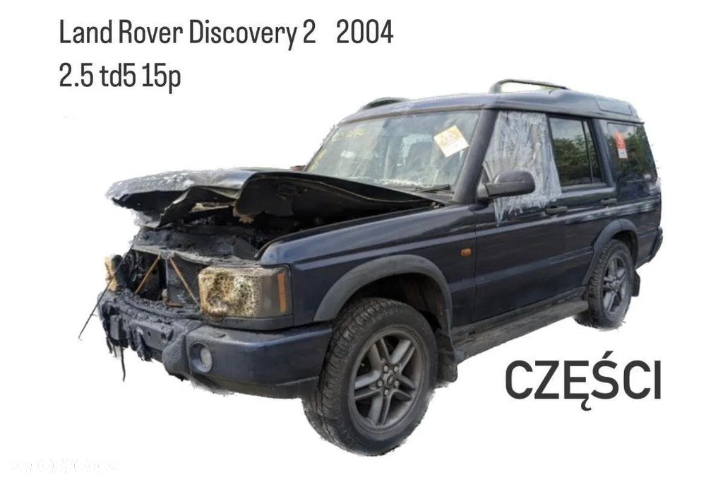 Land rover Discovery II 2 2.5 td5 Maska Zderzak Lampa Błotnik halogen atrapa grill listwa zawiasy chlodnica wentylator - 1