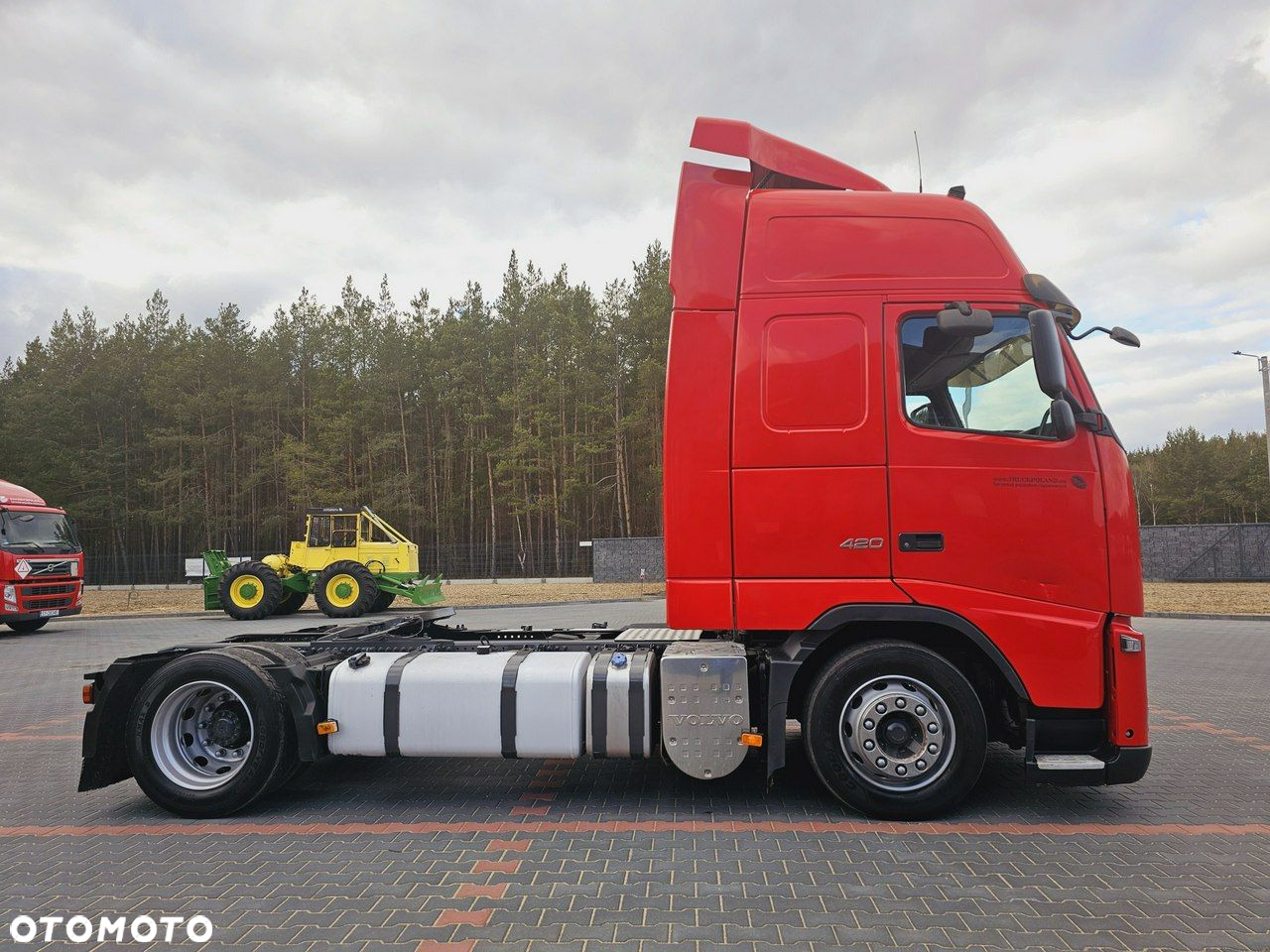 Volvo FH13 XXL 420 EURO 5 2011 r MEGA klima dachowa + KRONE - 8