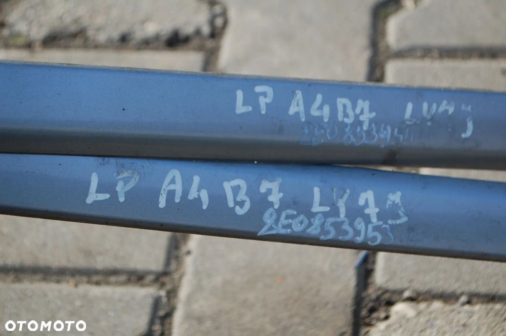 LISTWA DRZWI LEWY LUB PRAWY PRZÓD ŚRODKOWA ZEWNĘTRZNA LY7Q 8E0853953 8E0853954 AUDI A4 B6 LY1X/ LY5K/ LY9B - 13