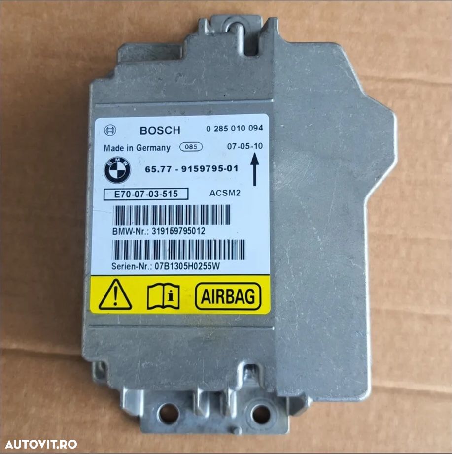 Ecu calculator modul airbag BMW E88 E84 E70+LCI E71 E72 - 1
