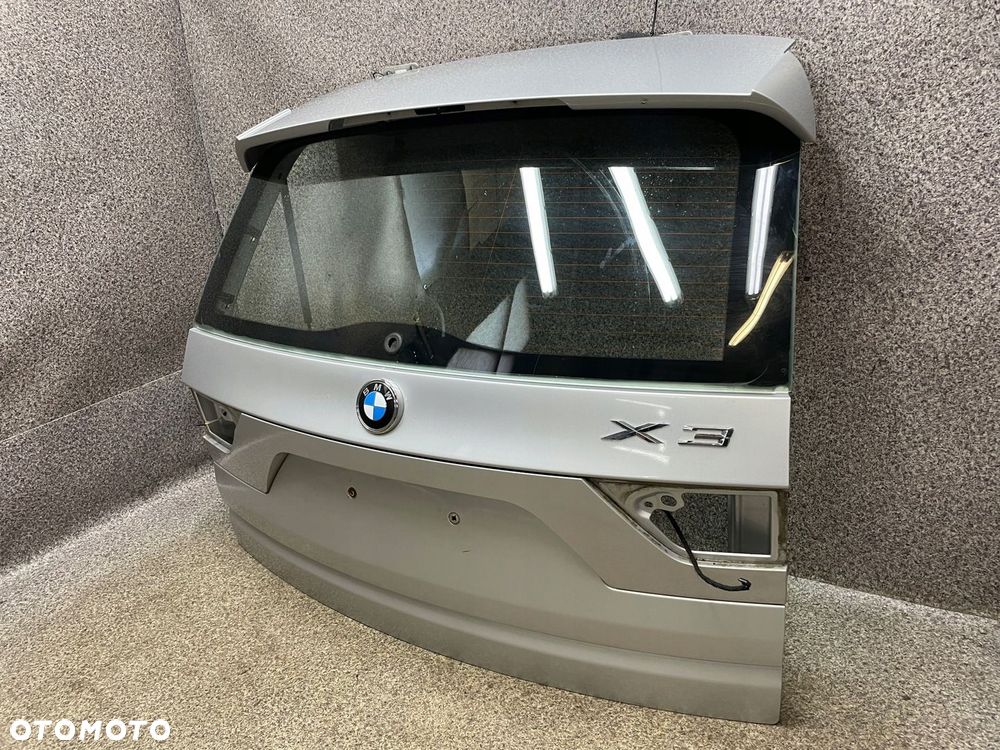 Klapa bagaznika szyba listwa tyl LIFT BMW X3 E83 354/7 srebrna 80 umFe ORG - 5