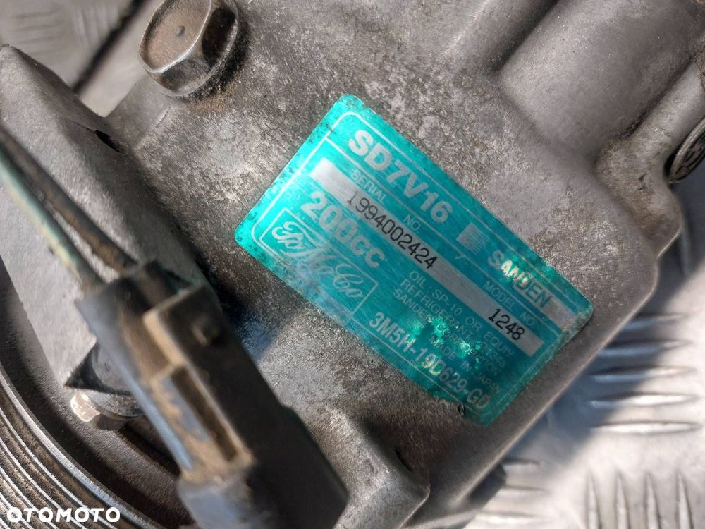 SPRĘŻARKA KOMPRESOR KLIMATYZACJI FORD C-MAX I 1.6 TDCI 3M5H-19D629-GD - 2