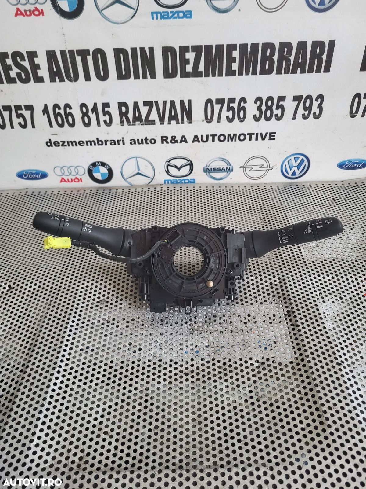 Banda Spira Spirala Volan Airbag Bloc Lumini Maneta Semnalizare Stergatoare Nissan Qashqai J11 An 2014-2015-2016-2017-2018-2019-2020 Volan Stanga Cod 25554-4EA0C Masina Cu 11.000 Km - 1
