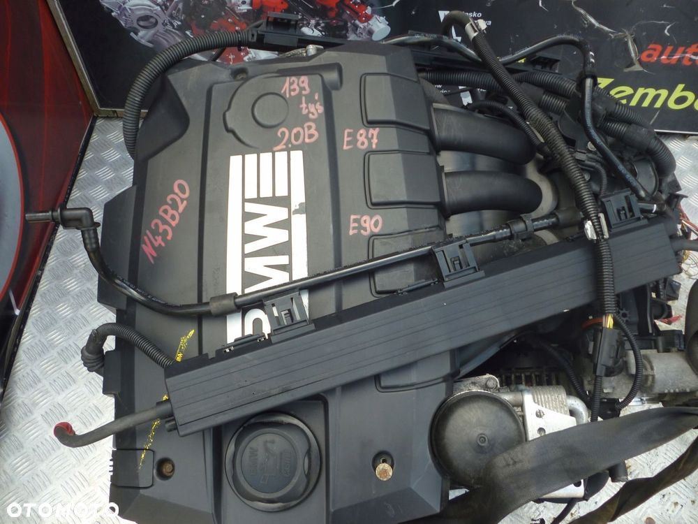 SILNIK BMW E87 118i 2.0B N43B20 139 TYS - 2