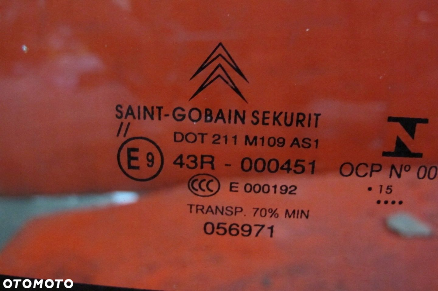 CITROEN C4 PICASSO 1 I UA SZYBA CZOŁOWA PRZÓD PRZEDNIA SENSOR 2015 ROK - 4