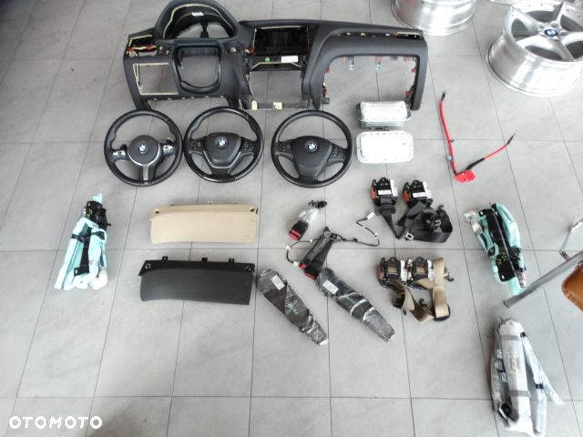 BMW X3 F25  X4 F26 Euro USA Org Konsola Deska Kokpit Airbag Poduszka Poduszki Kurtyna Kutyny Pasy Napinacz Napinacze Klema Oryginał Nieregenerowane - 1