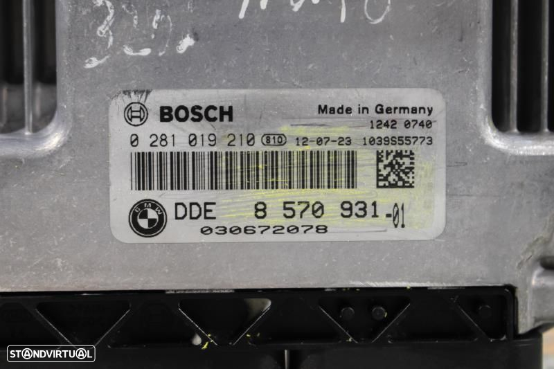 Centralina De Motor Bmw 3 (F30, F80)  8570931 / 0281019210 / 1039S5577 - 2