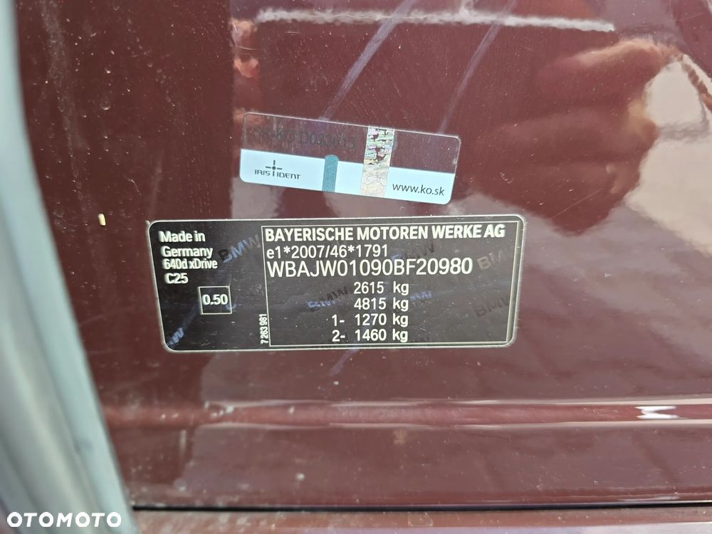 BMW 6GT 640d xDrive Sport Line sport - 38