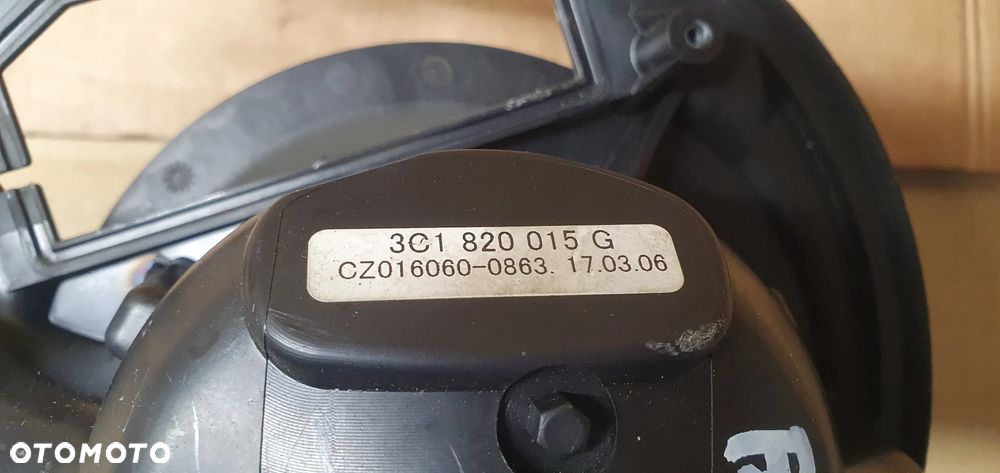 Wentylator silnik dmuchawy nagrzewnicy VW Passat B6 3C1820015G - 5
