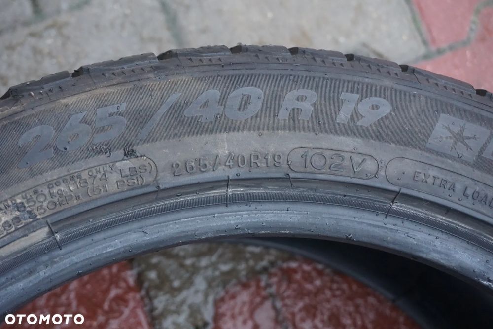 265 40 19 Michelin Pilot Alpin  7,2mm - 8
