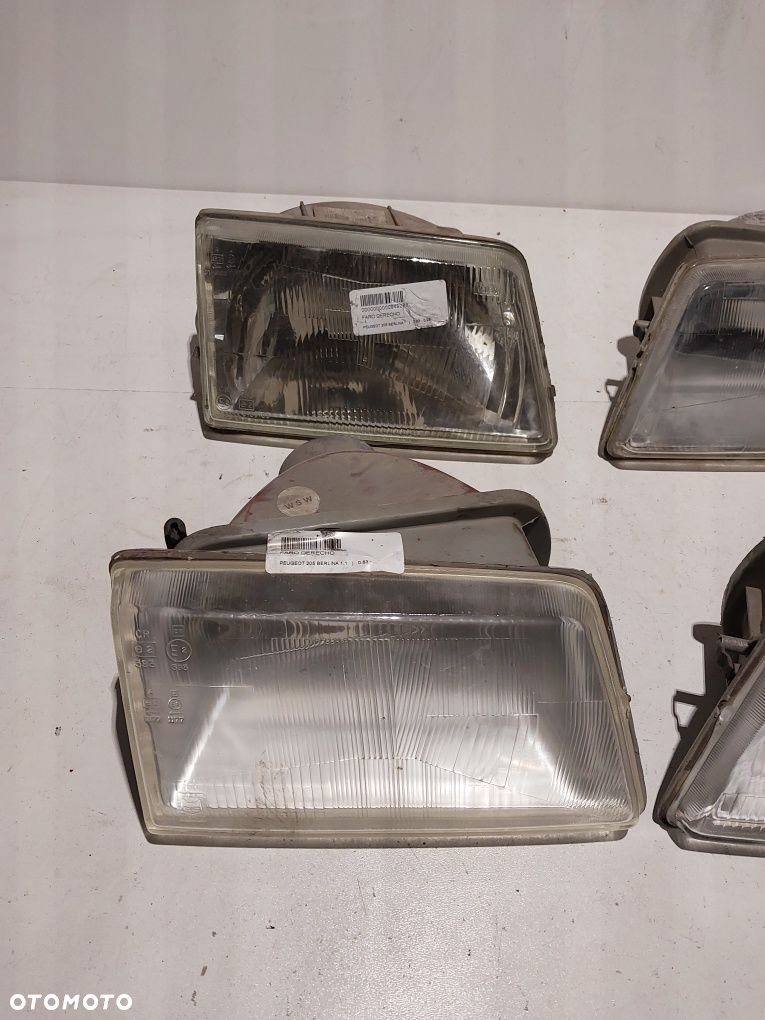 Peugeot 205 lampa przednia przód reflektor prawa lewa prawy lewy - 3
