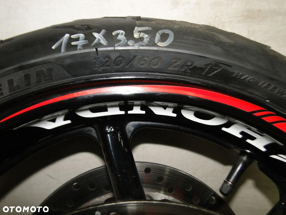 HONDA CBR 600F F3 KOŁO FELGA OPONA TARCZA TARCZA TARCZE 17x3.50 PRZÓD PRZEDNIA EUROPA - 7