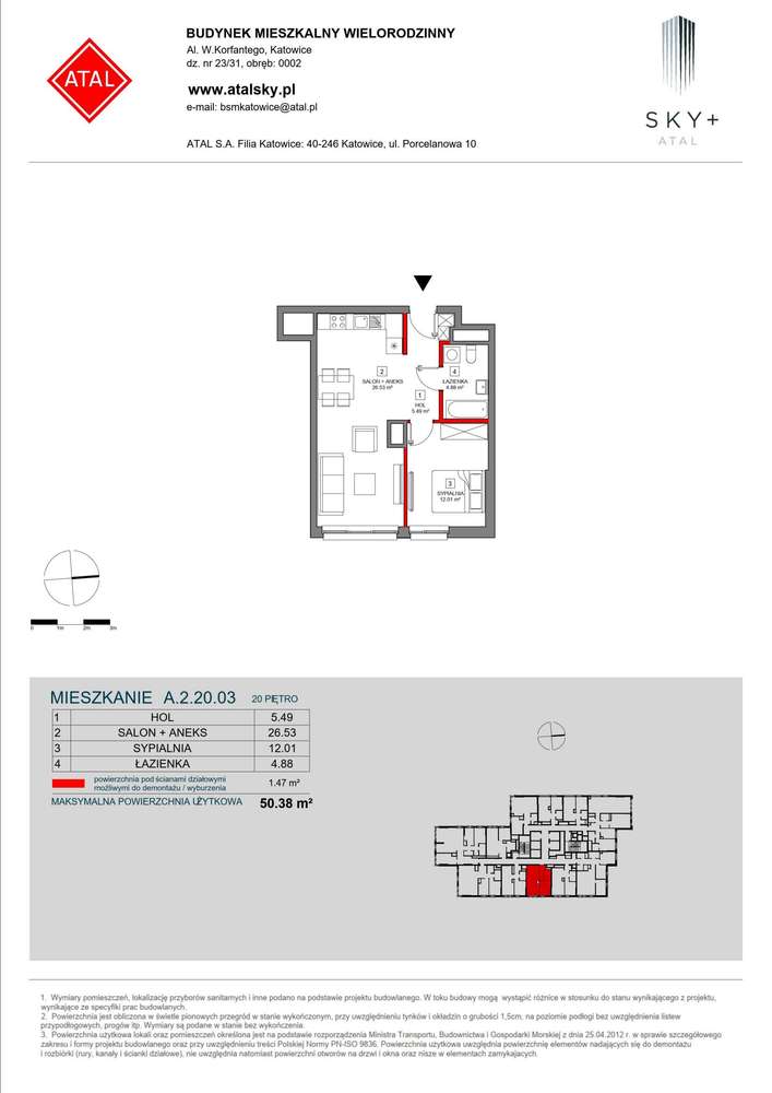 2-pokojowe mieszkanie 50m2 Bezpośrednio - Pełny obrazek: 2/24