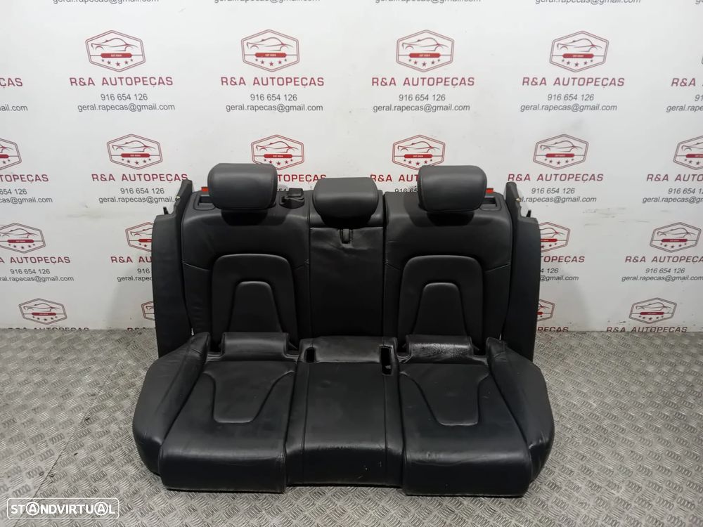 Conjunto Bancos Trás Traseiro em Pele Audi A4 B8 Sedan em Pele Original - 10