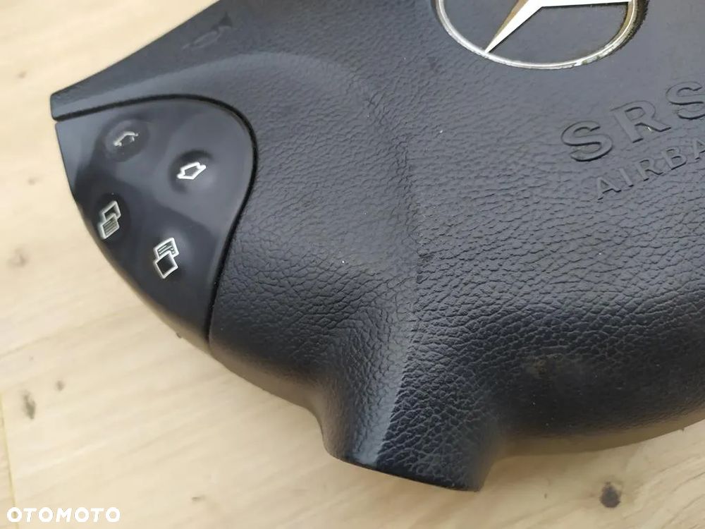 MERCEDES W211 AIRBAG KIEROWNICY PODUSZKA KIEROWCY CZARNA - 7