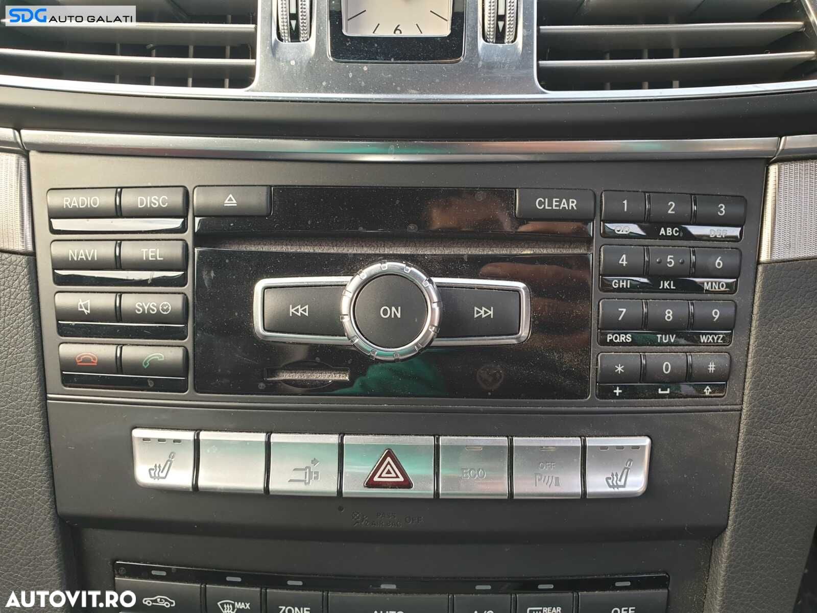 Radio CD Player cu Incalzire Scaune Mercedes Clasa E Class W207 C207 A207 E180 E200 E220 E250 E300 E320 2009 - 2016 [C9288] - 1