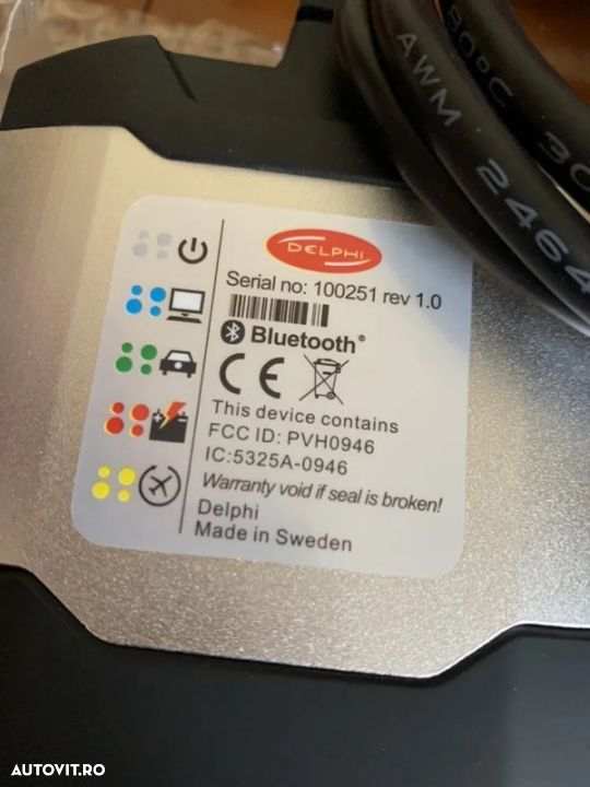 Diagnoza auto teser delphi ds 160e program nou bluetooth carcasa metal usb toata gama auto si camioane - 4