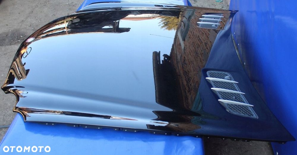 Maska pokrywa silnika kompletna Mercedes SL R230 W230 SL500 SL350 kolor 197 - 2