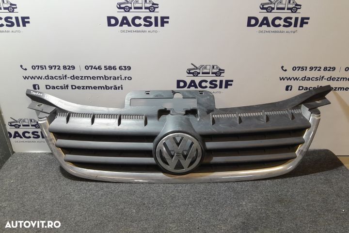 Grila radiator 1T0853651 Volkswagen VW Touran 1 [facelift] [2006 - 20 - 1