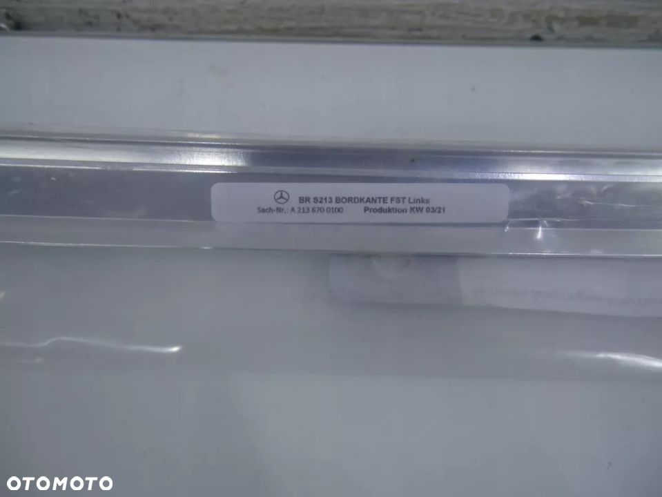 MERCEDES W213 LISTWA CHrom lewy tył a2136700100 - 4