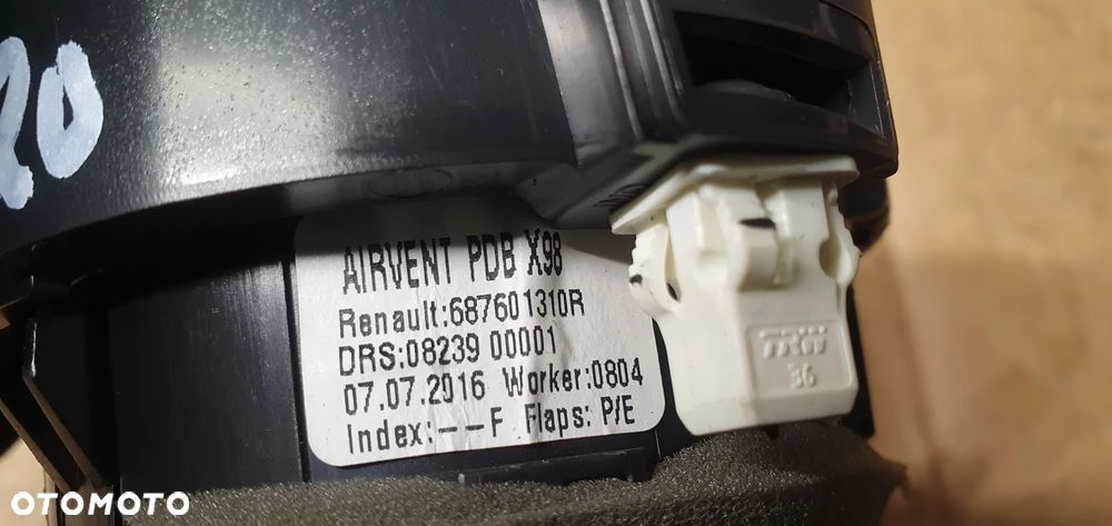 Kratka nawiewu powietrza prawa lewa Opel Vivaro B Trafic III 687601310 - 7