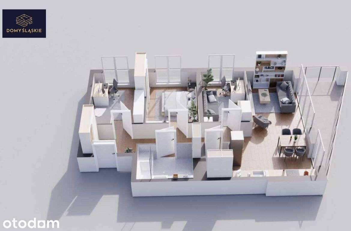 B10 - 4 pokoje + pom.gosp + balkon