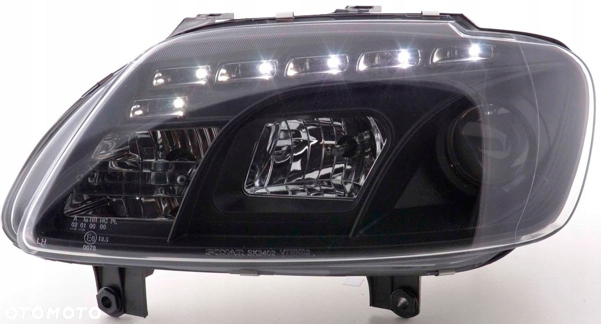 Reflektory Lampy kpl Day line light LED Tuning VW Touran 1t Caddy III 3 2k - 4