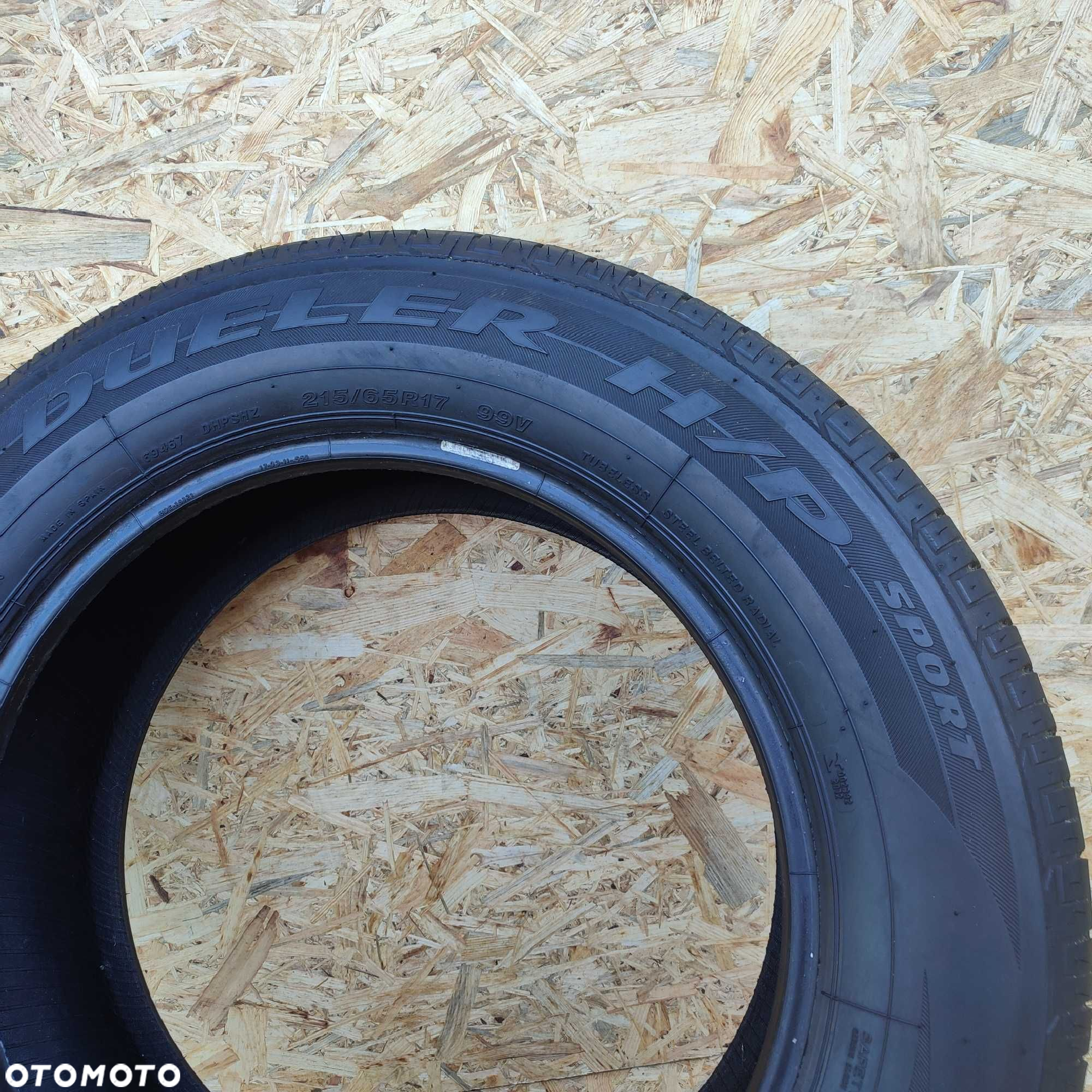 1x opona 215/65 R17 Bridgestone Dueler H/P Sport 7.5mm 99V - 5