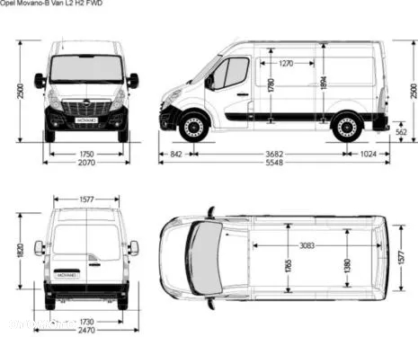 Opel MOVANO*L2H2*bardzo zadbane auto*100% orygniał - 24