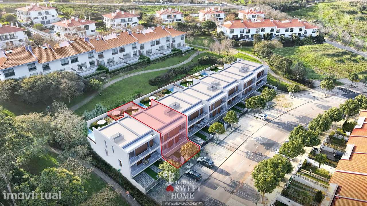 Oeiras Golf & Residence, Moradia nova Geminada T5, c/ jardim e garagem - Grande imagem: 2/63