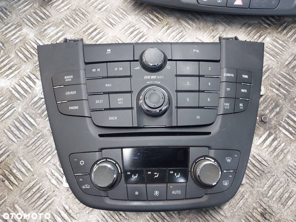 RADIO ODTWARZACZ + PANEL NAWIEWU WYŚWIETLACZ INSIGNIA A 13315944 13273256 - 3