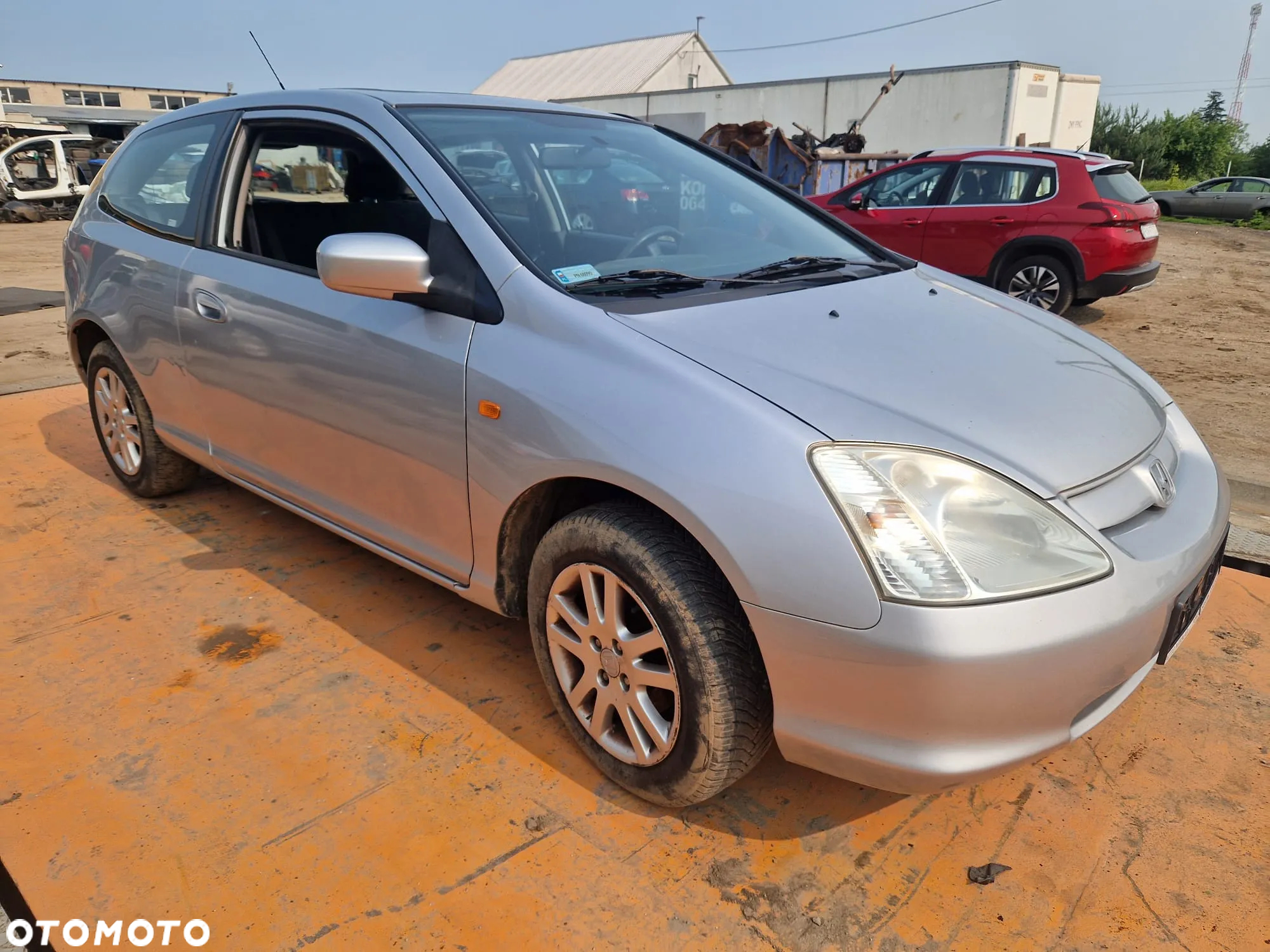Honda CIVIC VII 3D (EM2) 2001-2005 Silnik 1.6 i D16V1 110KM/81kW NH623M na części drzwi zderzak maska - 2