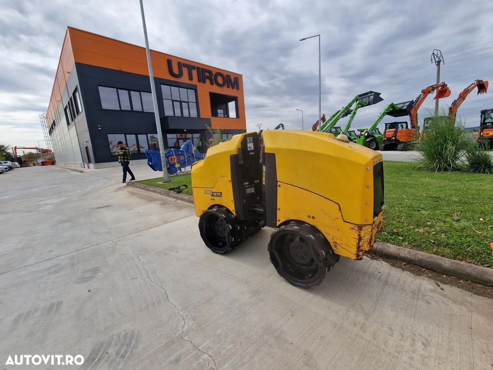 Ammann AMMANN 15.75, 1,5t, RADIOCOMANDA, lat tambur 0,8m, 2018, 491 ore functionare, tamburi tip picior de oaie 80% ok, lung 2,23m, inaltime 1,2m, latime 0,8m, motor YANMAR 14,8kW, STARE FOARTE  BUNA, posibilitate leasing-PROMOTIE 11.900 EUR+Tva - 14