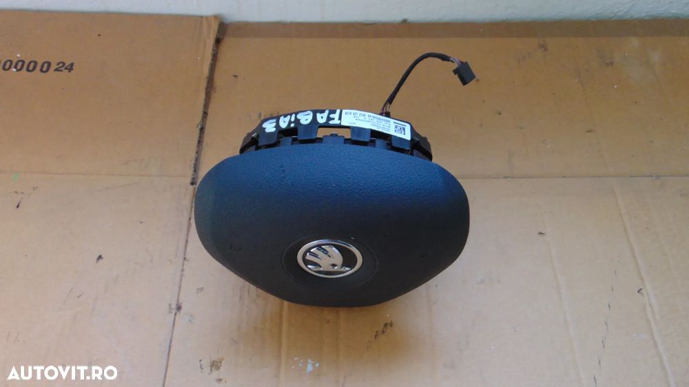 Airbag volan Skoda Fabia 3,Octavia 3,Rapid 3,Superb 3,an 2017-2020cod 5JA880201D - 1