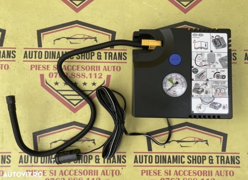 Compresor auto umflat roti kit pana original Hyundai- Kia + husa 120W - 4