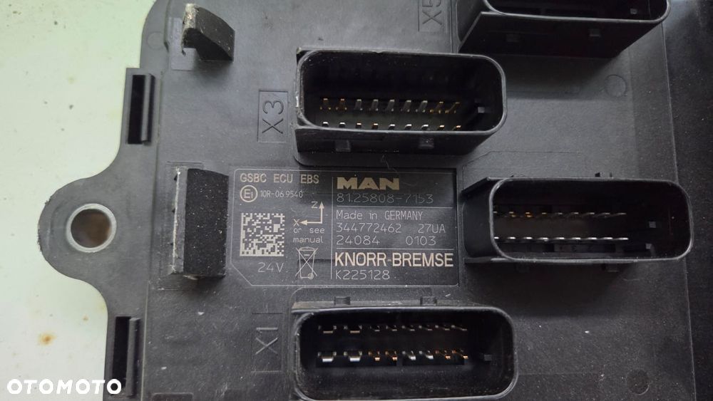 Sterownik GSBC ECU moduł Man 81258087153 - 5