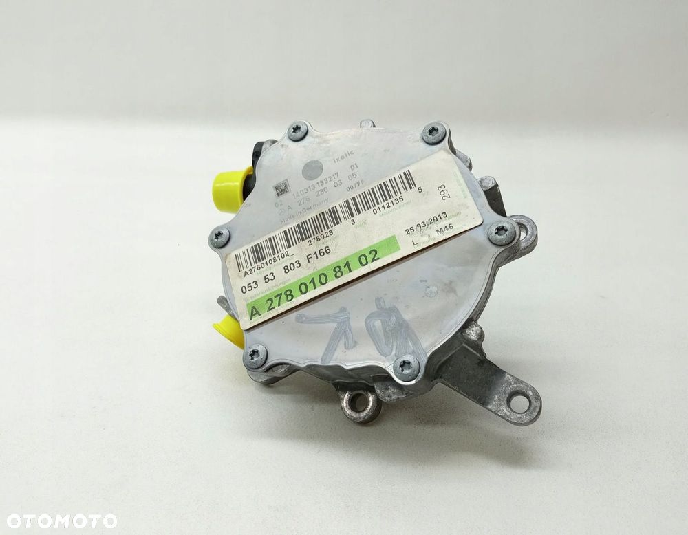 POMPA VACUM VAKUM MERCEDES GL X166 4.7 V8 A2780108102 - 1