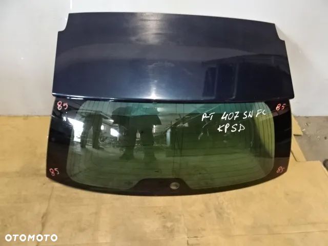 SZYBA KLAPY TYLNA PEUGEOT 407 SW LIFT LAK:KPSD NR85 - 1