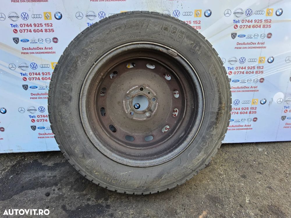 Roata rezerva Renault Trafic 2014-2020 Opel Vivaro Nissan nv300 Roata rezerva Trafic 3 r16c - 4