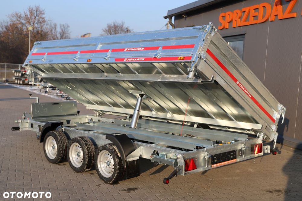 TEMARED /MARTZ TIPPER 4020/3 C S 3,5T 405x197x40 cm , DMC 3500 kg, 3 osie, Koła 195R13C, Burty stalowe - 34