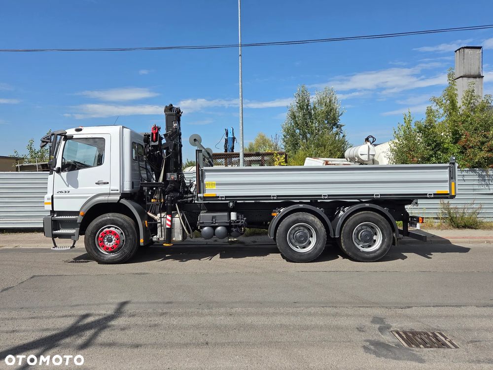 Mercedes-Benz AXOR 2633 6x4 HDS HIAB 122 NOWY KIPER WYWROTKA TYLKO 207.000 km. 330KM EURO 5 - 13